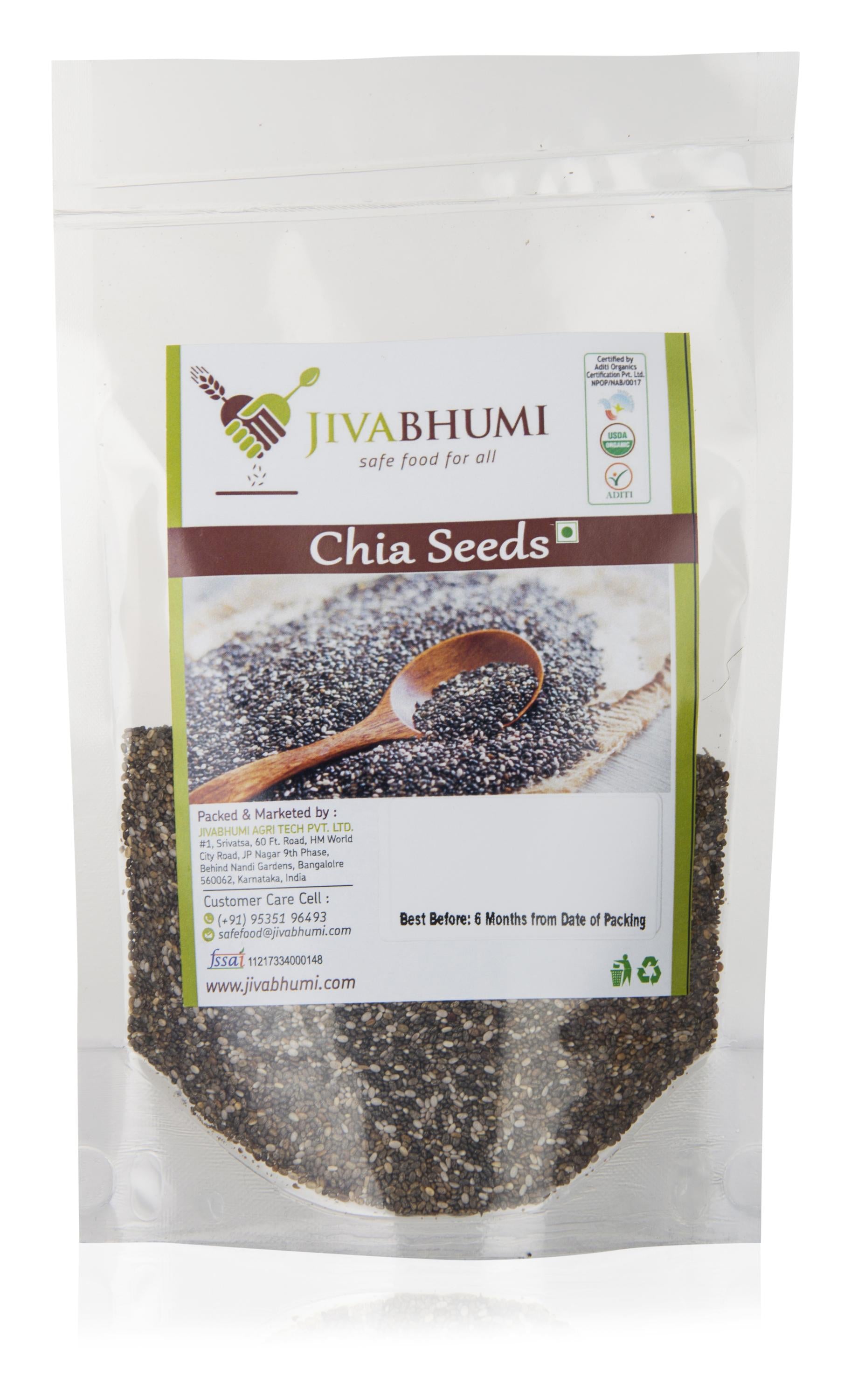 Chia Seeds - Buy Chia Seeds Online - Jivabhumi
